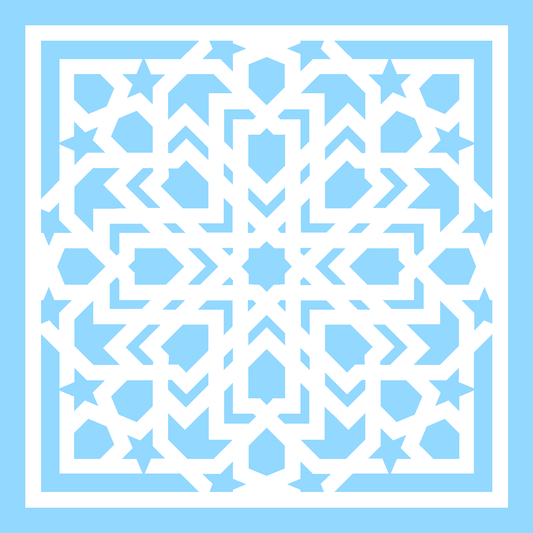 Arabic Ornament Vierkant 1 - 1005