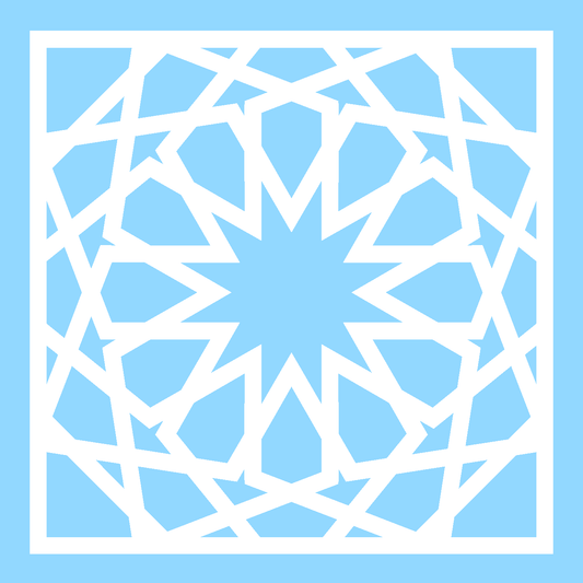 Arabic Ornament Vierkant 2 - 1006