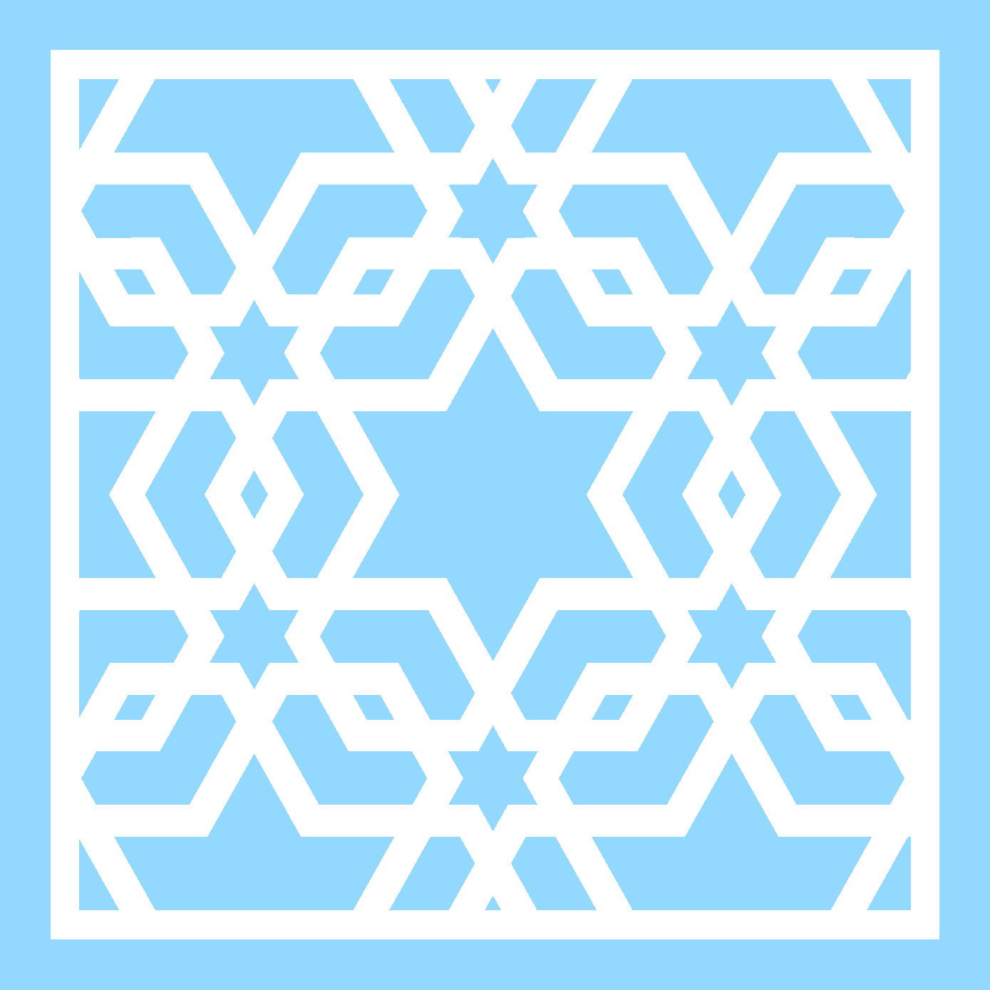 Arabic Ornament Vierkant 3 - 1007