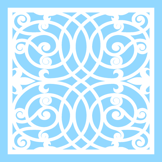 Arabic Ornament Vierkant 4 - 1008