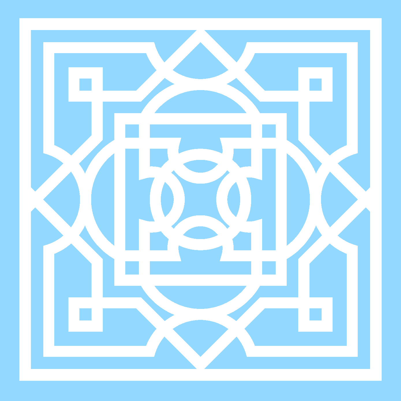 Arabic Ornament Vierkant 5 - 1009