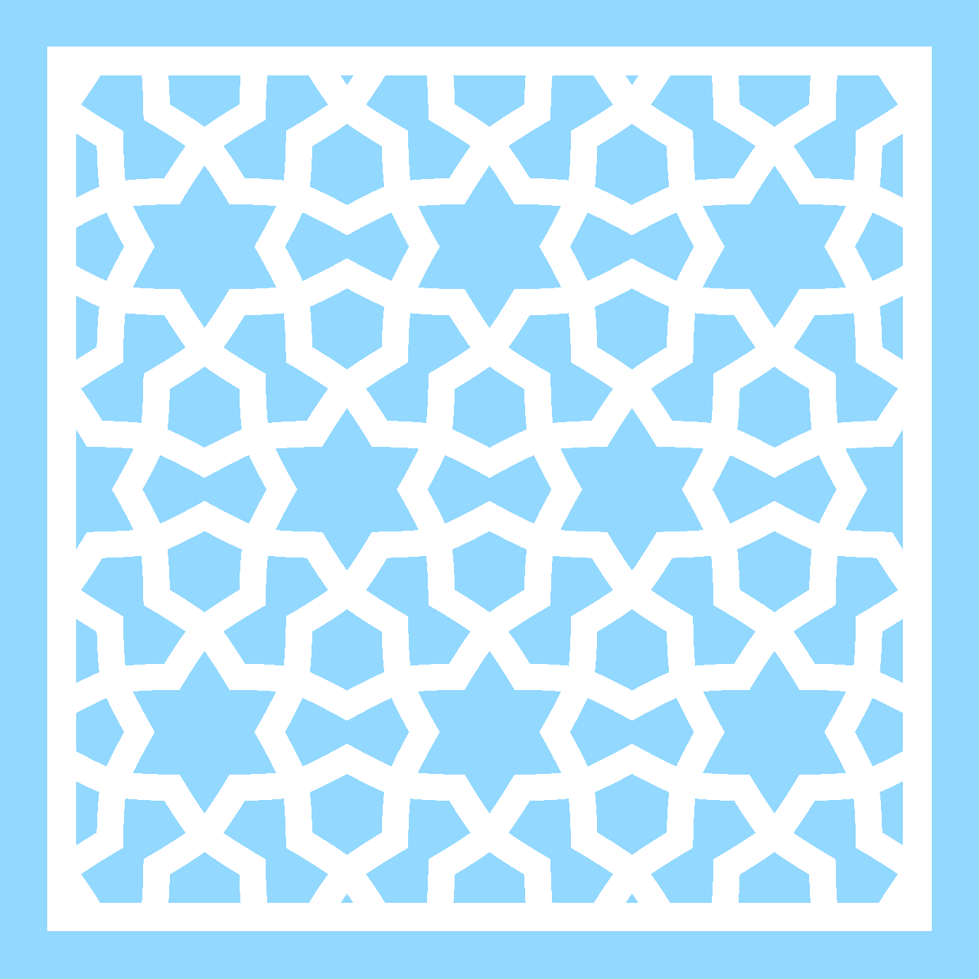 Arabic Ornament Vierkant 7 - 1011
