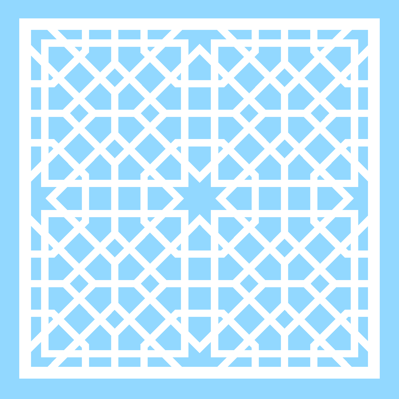 Arabic Ornament Vierkant 8 - 1012