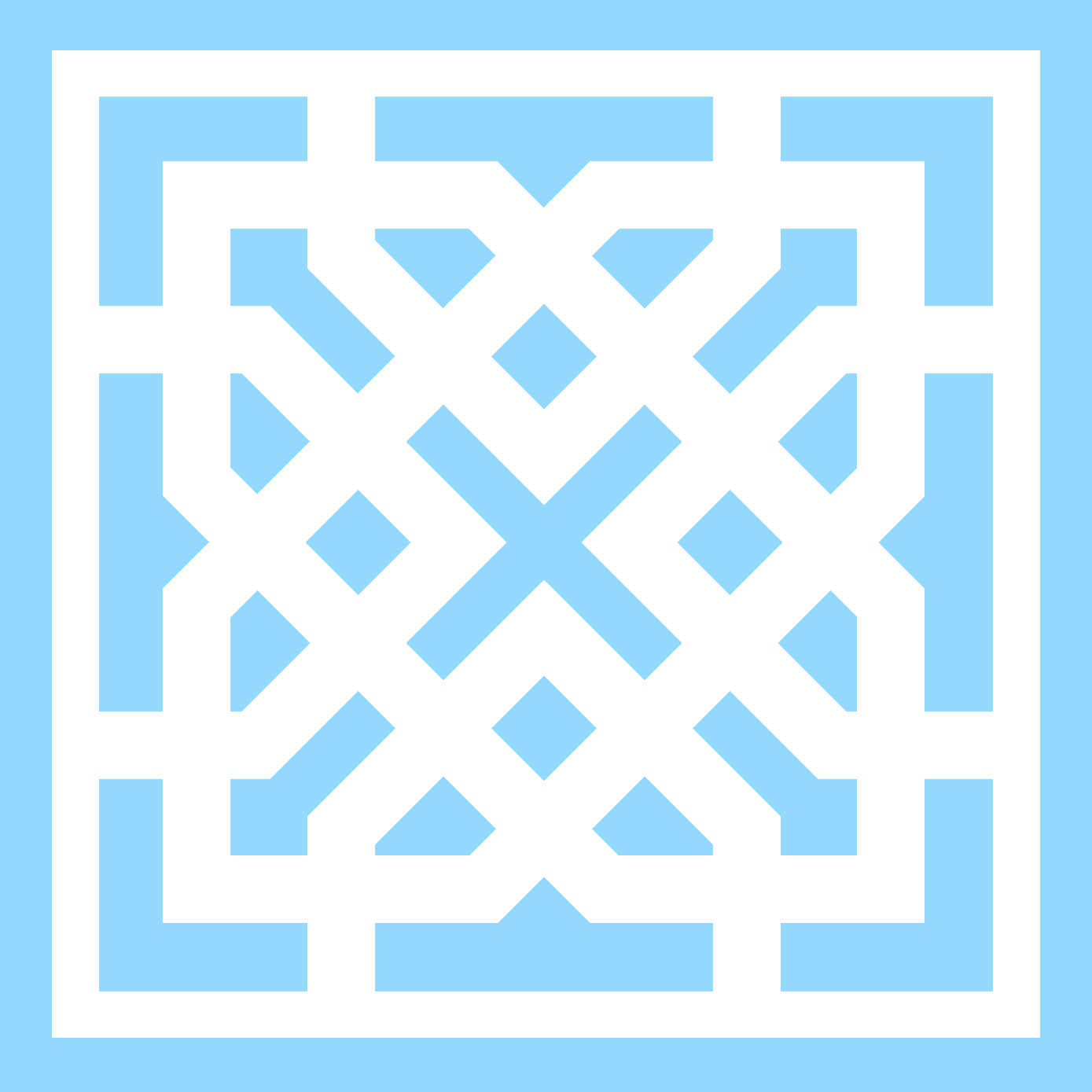 Arabic Ornament Vierkant 9 -1013