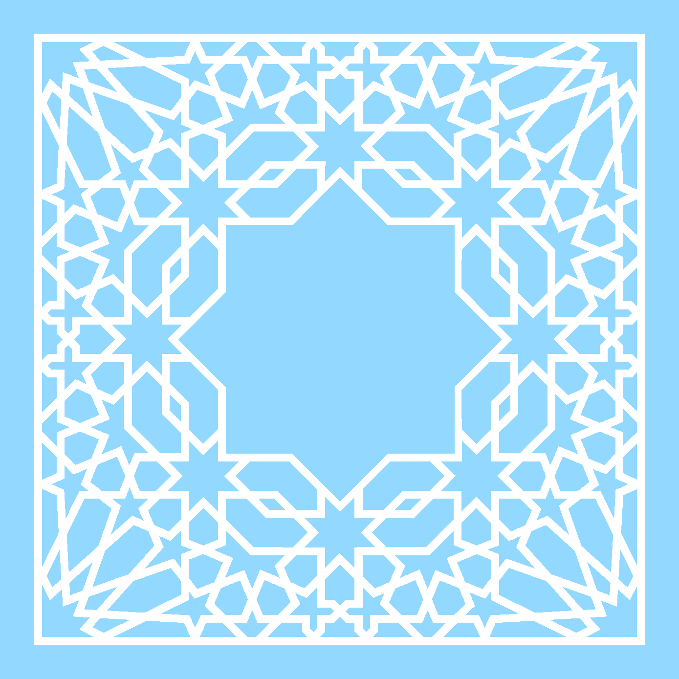 Arabic Ornament Vierkant 33 - 1035