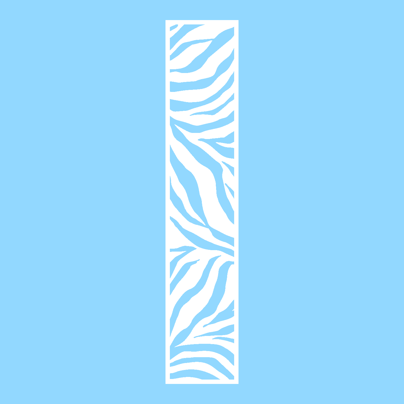 Zebra Print Paneel - 1054