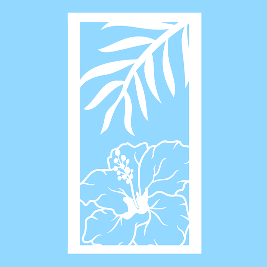 Botanical Leaves and Flower - 1168