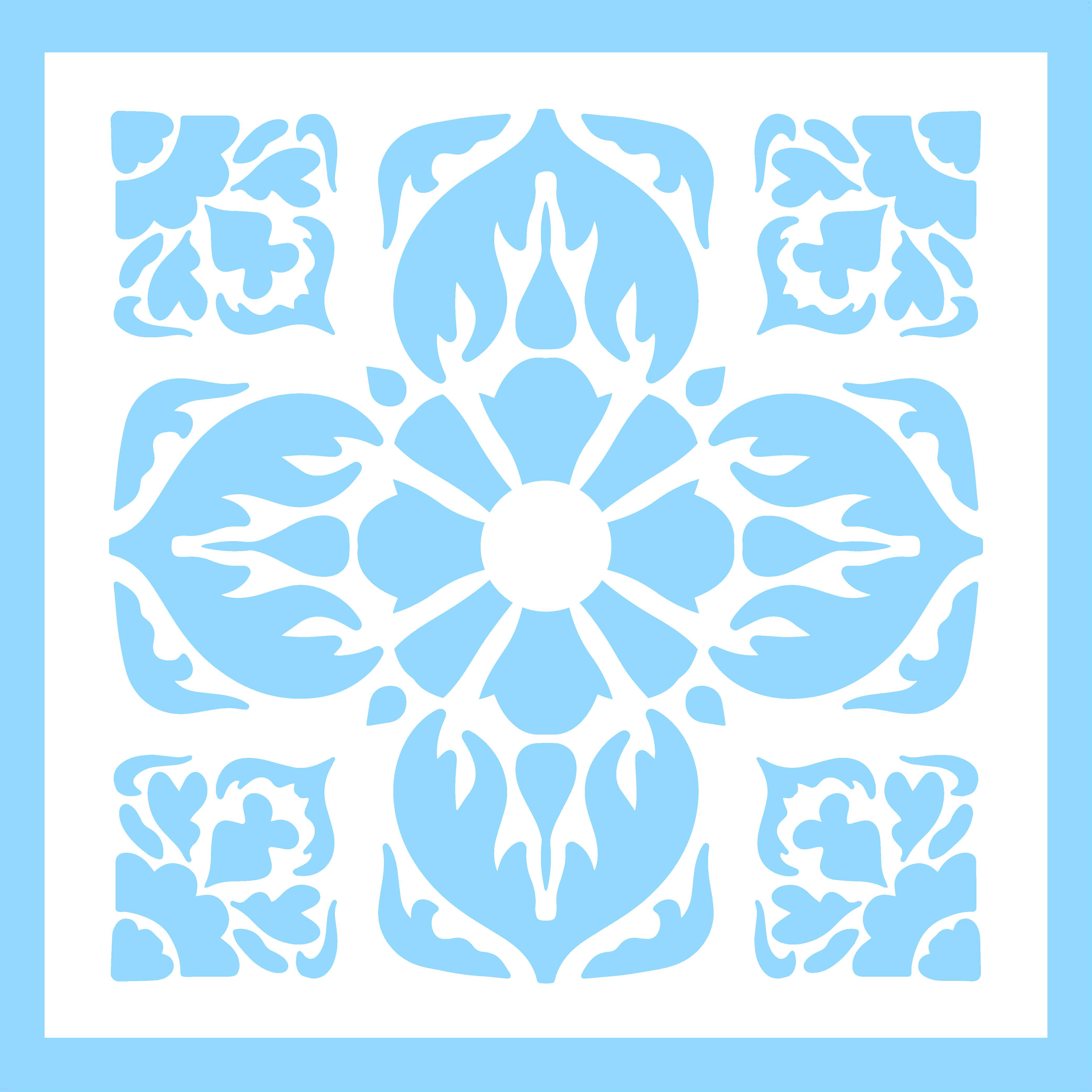 Ornament Vierkant - 1211