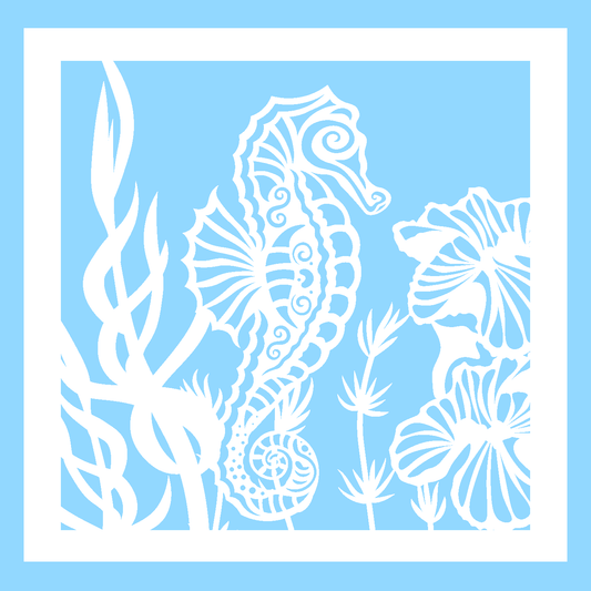 Onderwater Wereld zeepaardje - 1259
